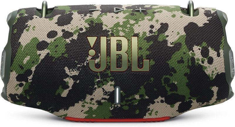 JBL Xtreme 4 Portable waterproof speaker with massive JBL Pro Sound and a convenient shoulder strap,camouflage- Squad