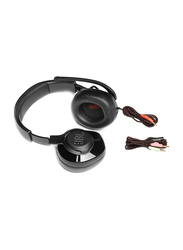JBL Quantum 200 3.5 mm Jack Over-Ear Gaming Headphones with Mic, Black