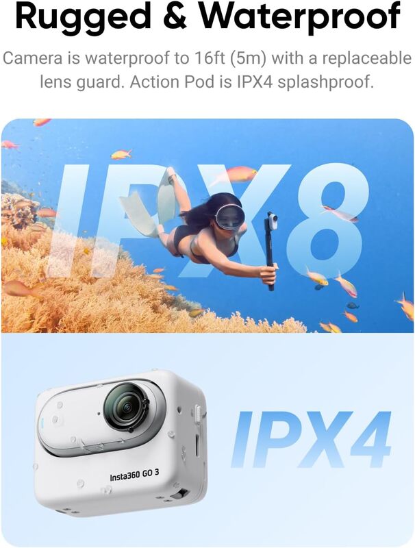 Insta360 GO 3 (64GB) Small & Lightweight Action Camera,  - Standalone Kit