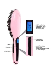 Zorex Fast Hair Straightener Brush, Pink