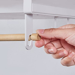 Zorex Multifunctional Under Shelf Basket Hanging Kitchen Shelf Cabinet, White