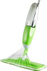 Spray Mop Floor Mop with a Refillable Spray Bottle and 1 Washable Pads Flat Mop for Home Kitchen Hardwood Laminate Wood Ceramic Tiles Floor Cleaning (Green)