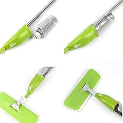 Spray Mop Floor Mop with a Refillable Spray Bottle and 1 Washable Pads Flat Mop for Home Kitchen Hardwood Laminate Wood Ceramic Tiles Floor Cleaning (Green)