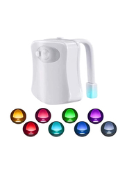 Zorex Toilet LED Night Light With 8 Color, White