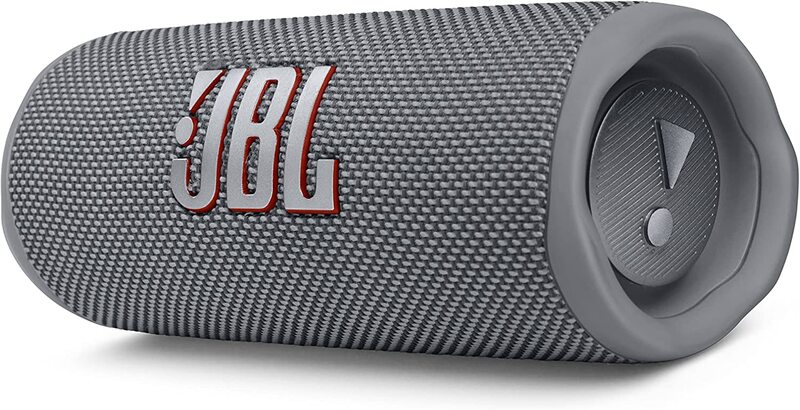 JBL Flip 6 مكبر صوت محمول IP67 مقاوم للماء مع صوت Bold JBL Original Pro ، مكبر صوت ثنائي الاتجاه ، صوت قوي وباس عميق ، بطارية 12 ساعة ، حماية شحن USB-C آمنة - رمادي ، JBLFLIP6GREY