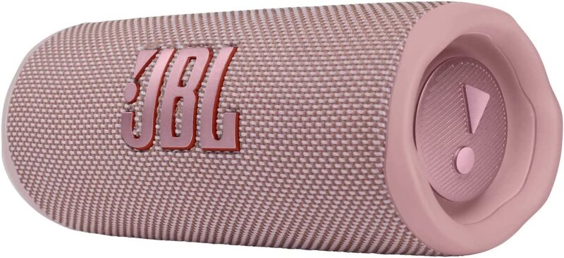 JBL Flip 6 Bluetooth Box in Pink - Waterproof Portable Speaker with 2-Way Speaker System for Powerful Sound - Up to 12 Hours of Wireless Music Play.