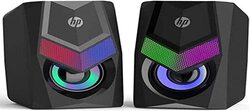 HP Dhe-6000 Wired Speaker with Rib Backlight, Multicolour