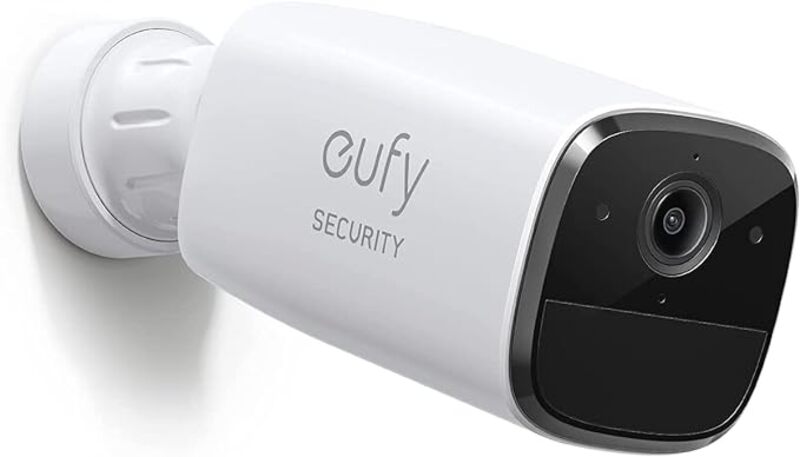 eufy Security, SoloCam E40, Outdoor Security Camera, Wifi, Wireless, Wire-Free, Advanced AI Person-Detection, Two-Way Audio, 2K Resolution, 90dB Alarm, IP65 Weatherproof, No Monthly Fee