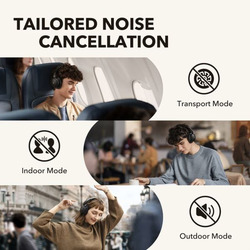 Anker Soundcore Life Q30 Wireless Over-Ear Noise Cancelling Headphones, Black