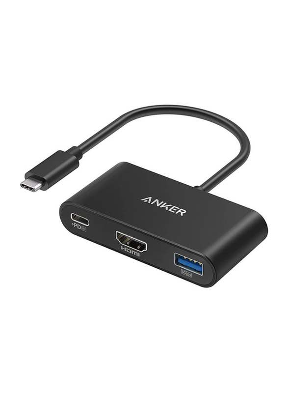 Anker Power Expand 3-in-1 USB-C PD Hub, Black