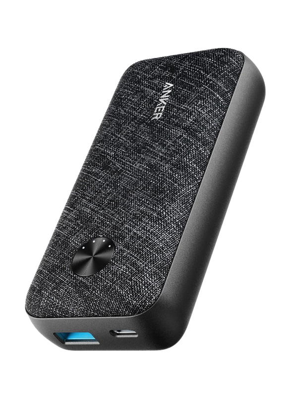 Anker 10000mAh Powercore Metro Wired Fast Charging Power Bank, Black