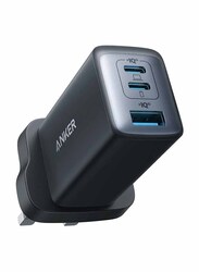 Anker Powerport 3 65W 3-Port Wall Charger, Black