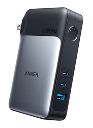 Anker 10000mAh 733 Wired Fast Charging Power Bank, Black/Silver