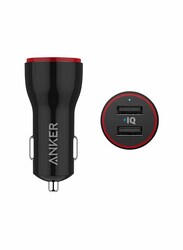 Anker Power Drive 2 Dual  24W 2-Port USB Car Charger, Black