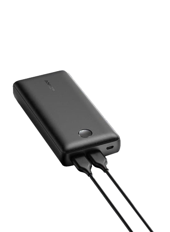 Anker 20000mAh Powercore Wired Fast Charging Power Bank, Black