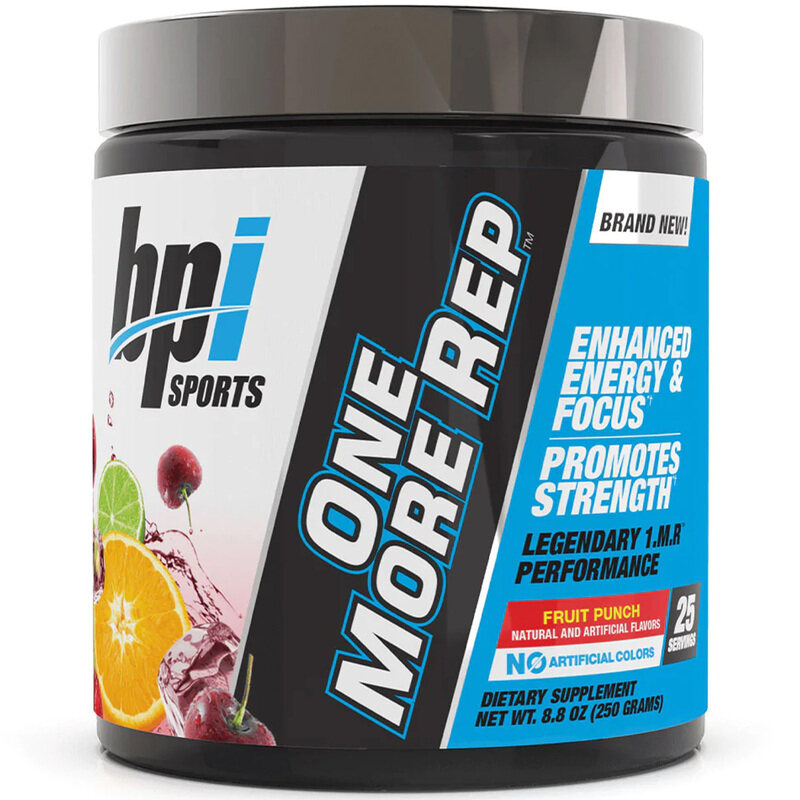

BPI Sports One More Rep, Fruit Punch, 25