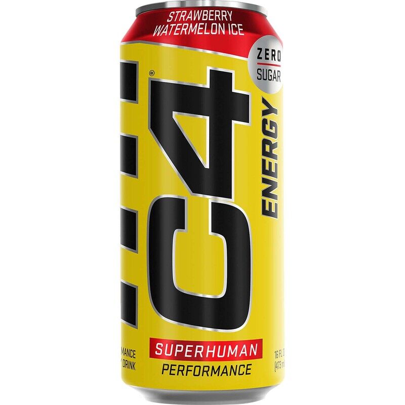 Cellucor C4 Original Carbonated Strawberry Watermelon Ice Energy Drink, 473ml