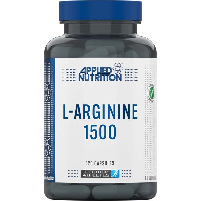 

Applied Nutrition 60 Servings L Arginine, 1500mg, 120 Capsules, Regular