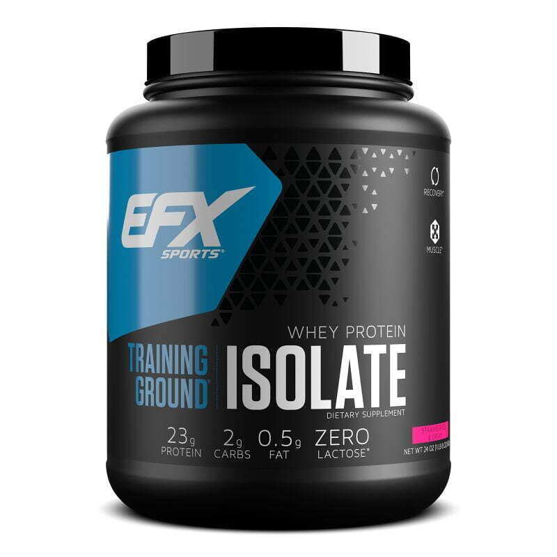 

EFX Sports EFX Training Ground Isolate Protein, Strawberries Cream, 1.5 LB