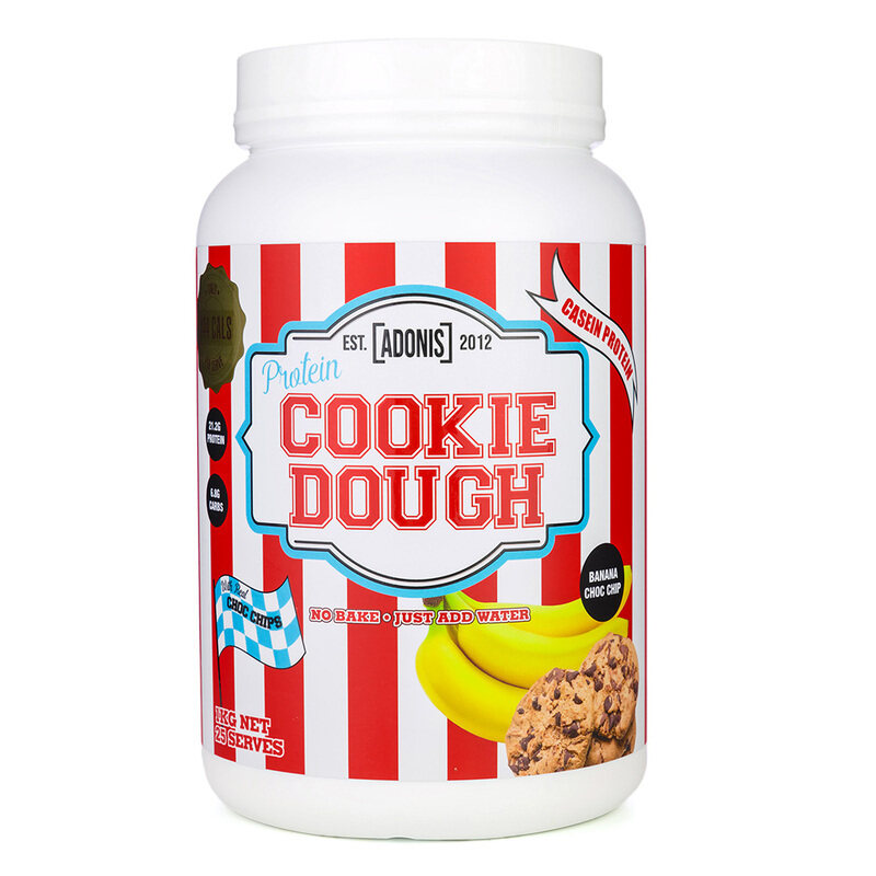 

Adonis Gear Adonis Protein Cookie Dough, Banana Choc Chip, 1 kg