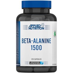 Applied Nutrition 60 Servings Beta Alanine, 1500mg, 120 Capsules, Regular