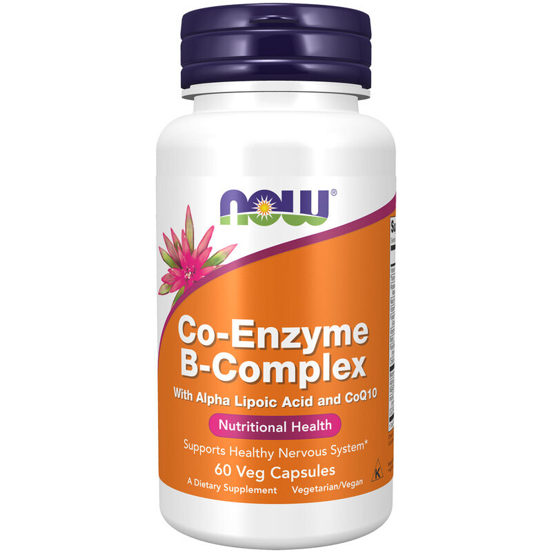 

NOW CO-ENZYME B-COMPLEX 60VEGCAPS