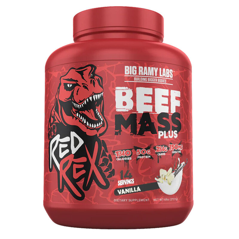 

Big Ramy Labs Redrex Big Ramy Labs Red Rex Beef Mass Plus, Vanilla, 6 LB