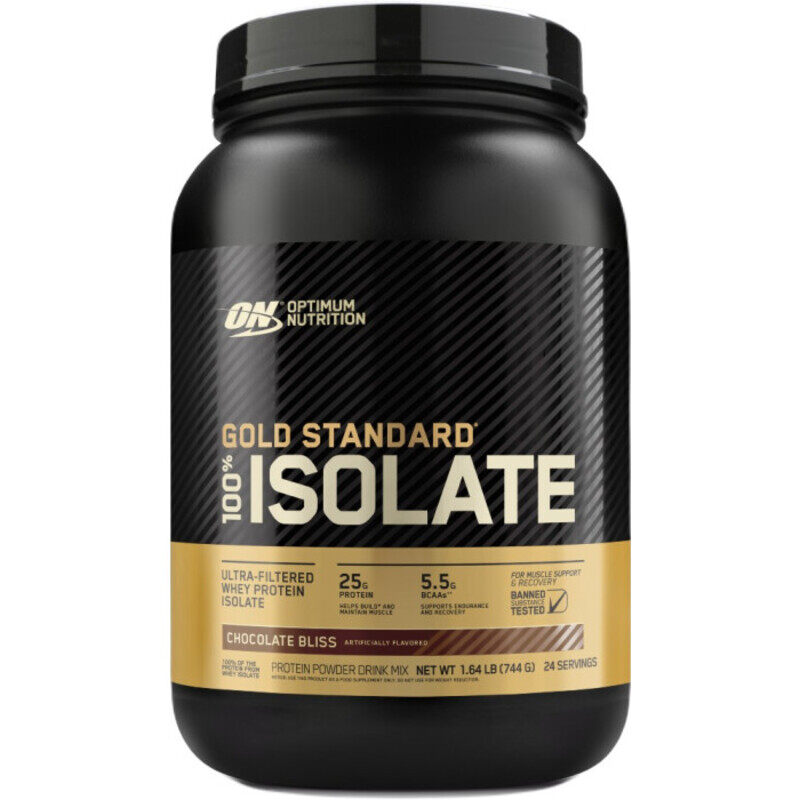 

Optimum Nutrition 100% Gold Standard Isolate, Chocolate Bliss, 1.58 LB