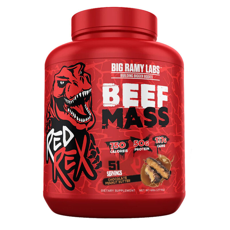 

Big Ramy Labs RedRex Beef Mass Gainer, Chocolate Peanut Butter, 6 LB