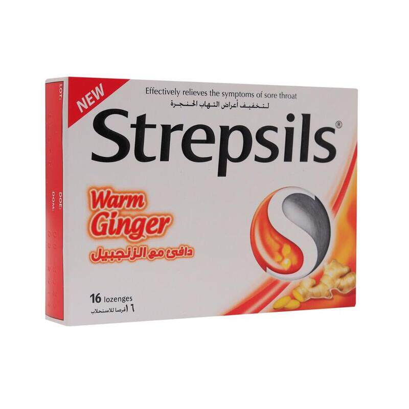 

Strepsils warm ginger, 16 Lozenges