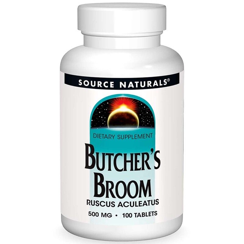 

Source Naturals Butcher's Broom, 500 mg, 100 Tablets