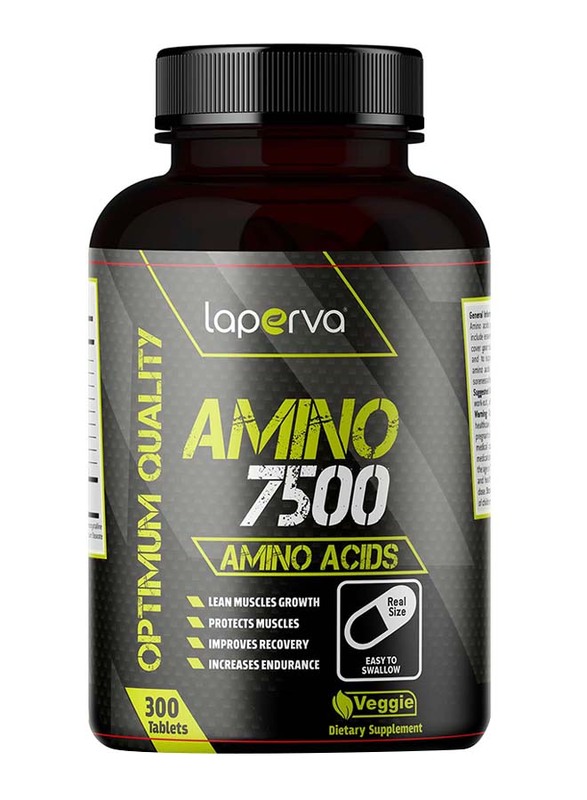 Laperva Amino Dietary Supplement, 7500mg, 300 Veggie Tablets, Regular