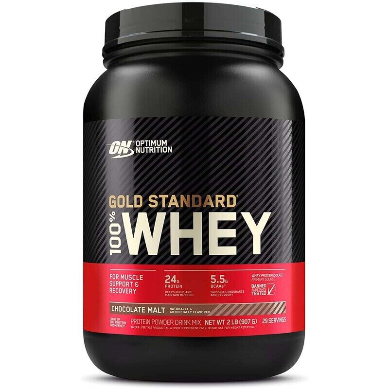 

Optimum Nutrition Gold Standard 100% Whey Protein, 2 Lbs, Chocolate