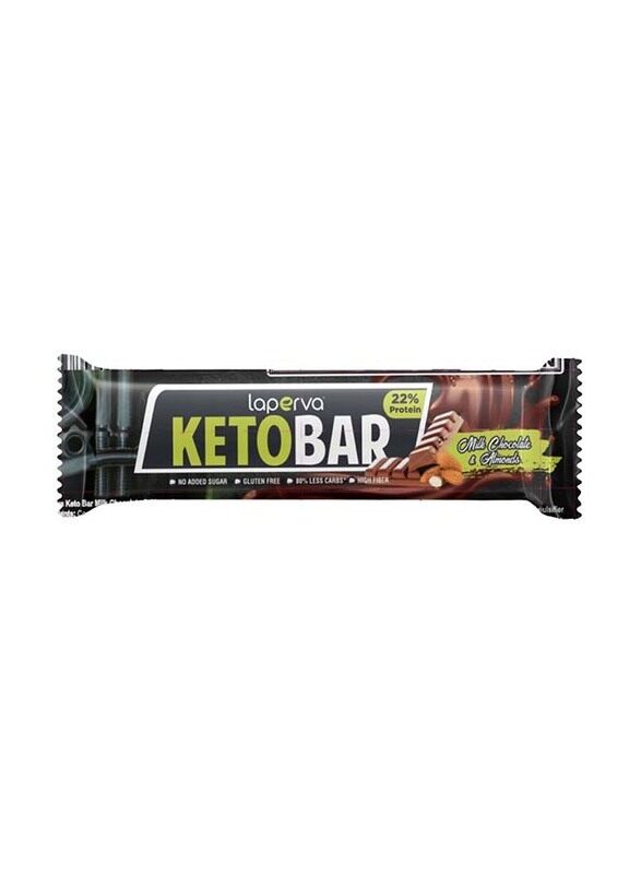 

Laperva Keto Bar, 1 Bar, Milk Chocolate & Almonds