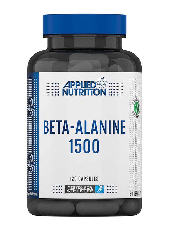 

Applied Nutrition 60 Servings Beta Alanine, 1500mg, 120 Capsules, Regular