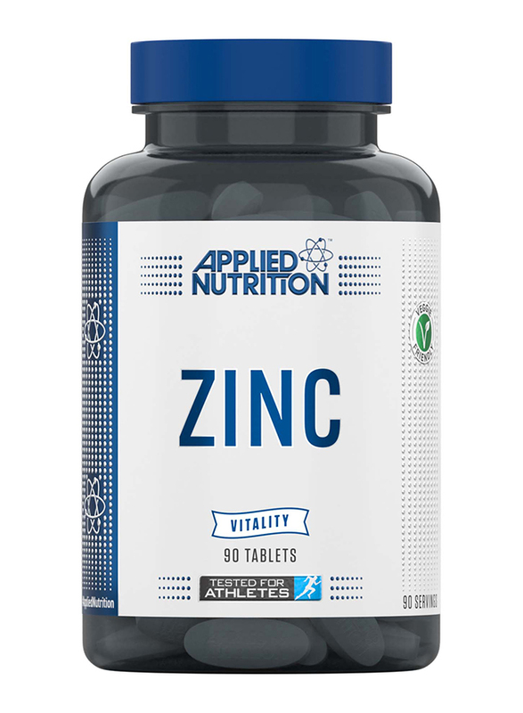 Applied Nutrition 90 Servings ZINC, 90 Tablets, Regular