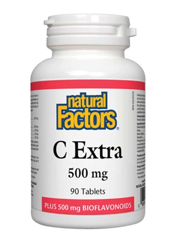 

Natural Factors Vitamin C Extra, 500mg, 90 Tablets