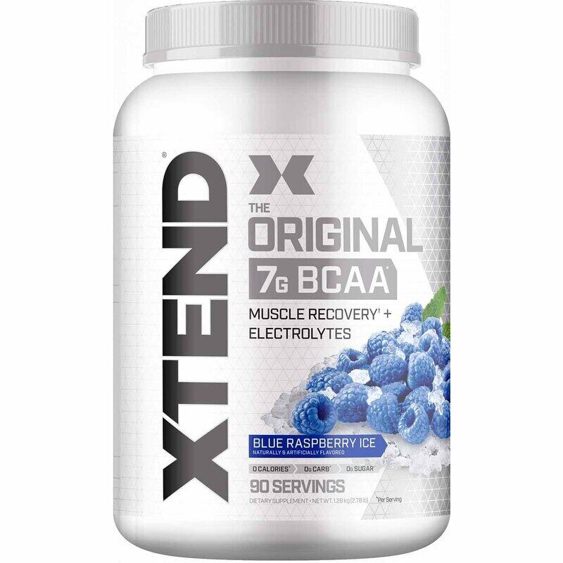 

Xtend Original BCAA Protein Powder, 1.26Kg, Blue Raspberry Ice