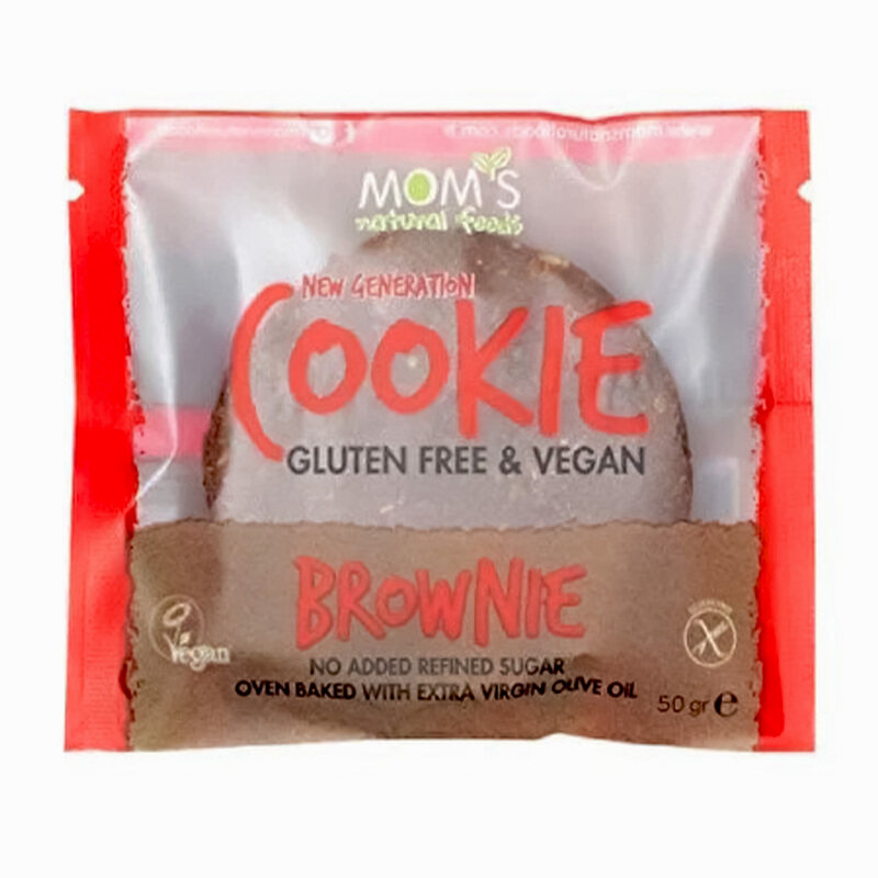 

Mom's Natural Foods Cookies, Brownie, 1 Piece