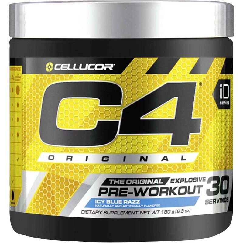 

Cellucor C4 Original Pre-Workout Protein Protein, 180gm, Icy Blue Raz