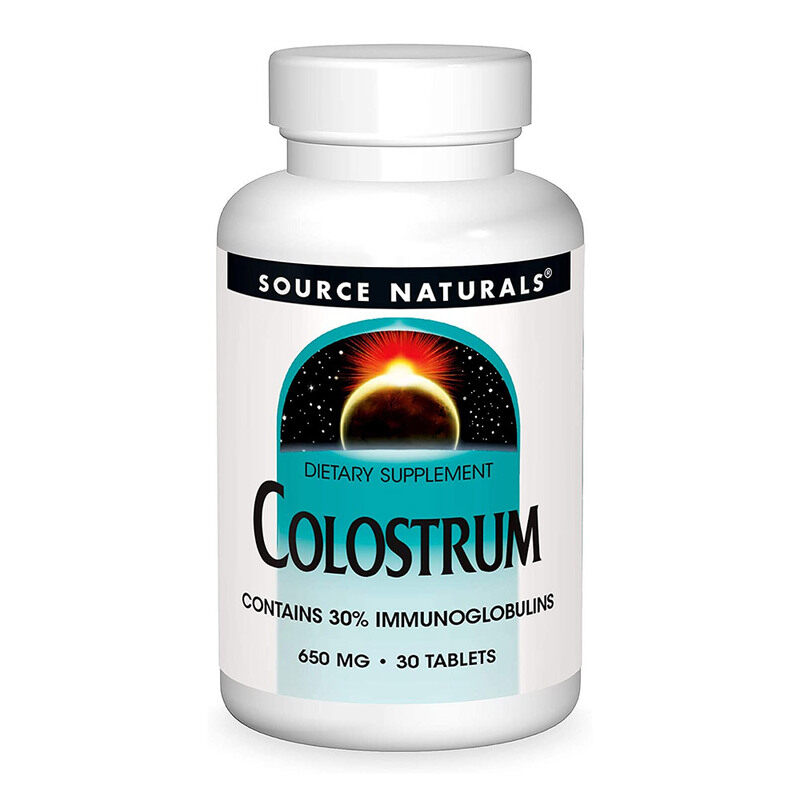 

Source Naturals Colostrum Dietary Supplement, 650mg, 30 Tablets