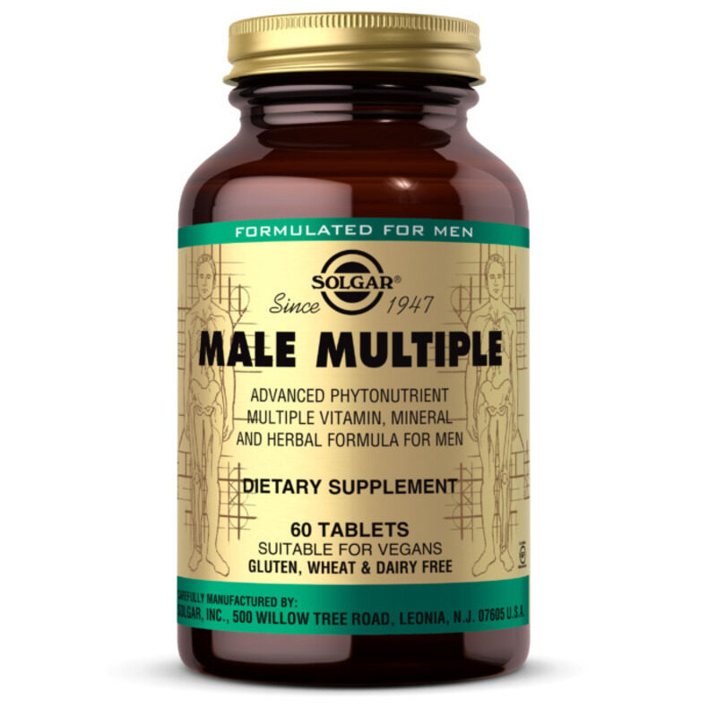 

Solgar Male Multiple, 60 Tablets