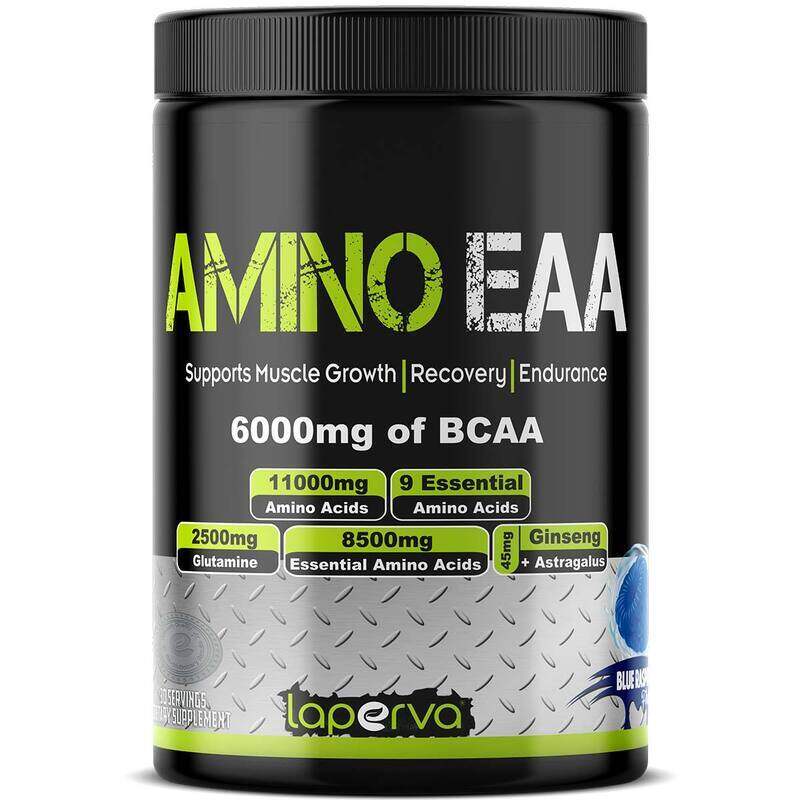 

Laperva Amino EAA + Glutamine, Blue Raspberry, 390 Gm