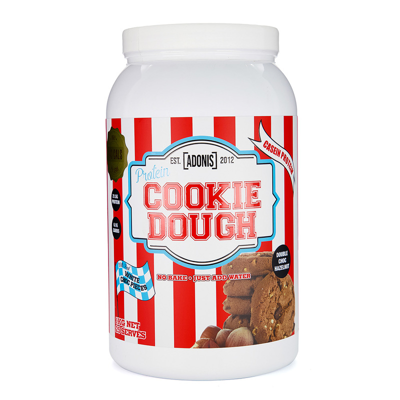 Adonis Protein Cookie Dough, Double Choc Hazelnut, 1 kg