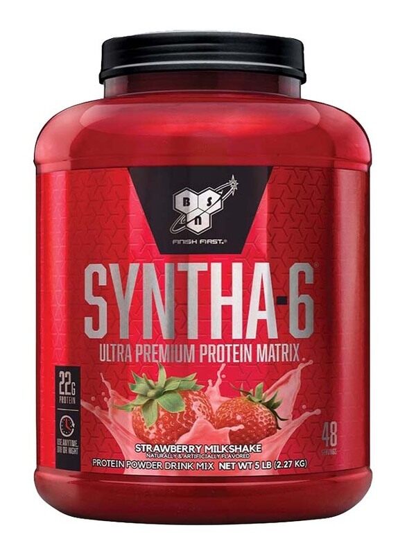 

BSN Syntha-6 Protein Powder, 5 Lbs, Strawberry Milk Shake