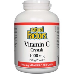 Natural Factors Vitamin C Crystals, 1000 mg, 250 Gm