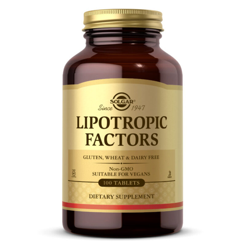 

Solgar Lipotropic Factors, 100 Tablets