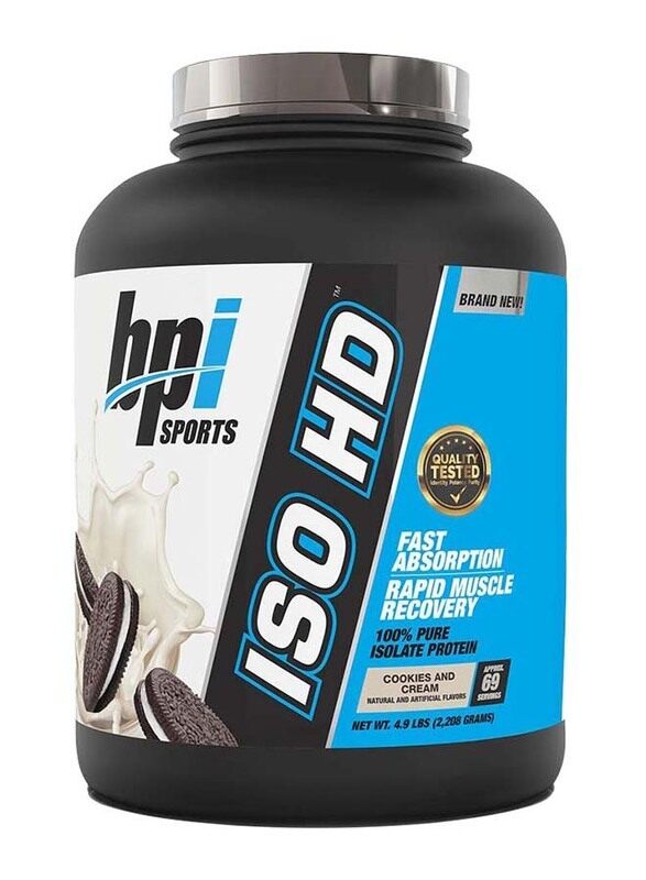 

Bpi Sports ISO HD Whey Protien, 2208gm, Cookies and Cream