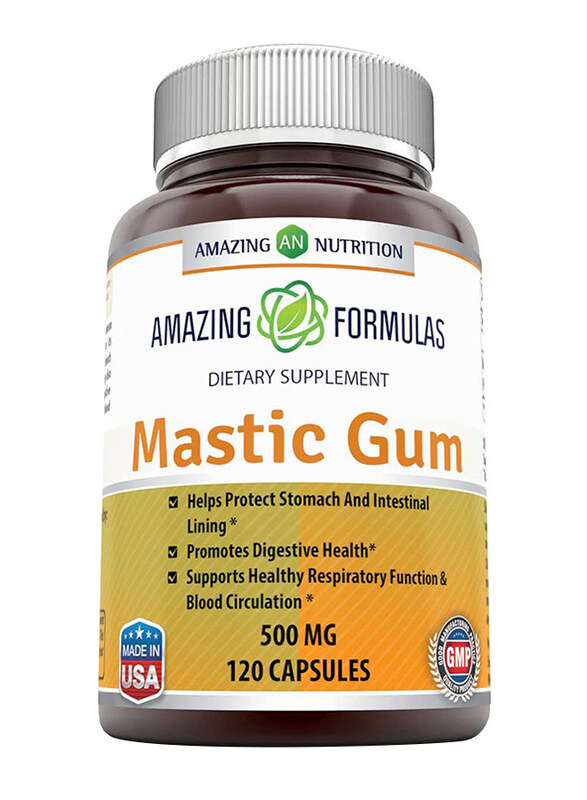 

Amazing Nutrition Amazing Formulas Mastic Gum Dietary Supplement, 1000mg, 60 Capsules
