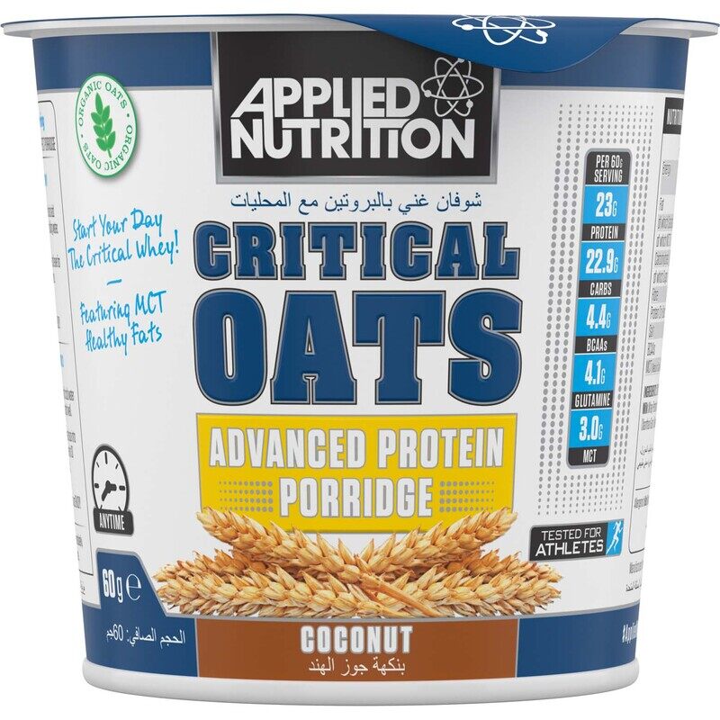 

Applied Nutrition Critical Oats Advanced Protein Porridge, 60gm, Coconut